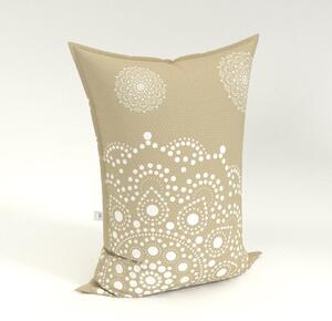 Smartdeco Sedací vak Pillow Mandala Krémová - (v/š/h) 145 x 110 x 25 cm