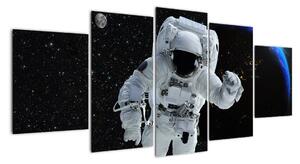 Obraz astronauta ve vesmíru (150x70cm)