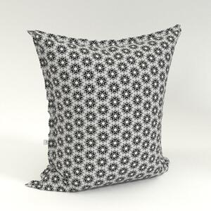 Smartdeco Sedací vak Pillow XXL Graphic Černá - (v/š/h) 170 x 150 x 30 cm