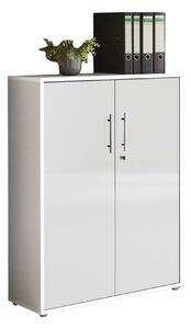 SKŘÍŇ NA ŠANONY, bílá, vysoce lesklá bílá, 84,4/113,6/33 cm MID.YOU - Online Only kancelářský nábytek, Online Only