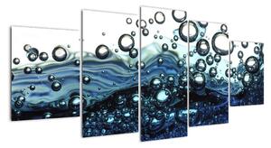 Obraz vodních bublin (150x70cm)