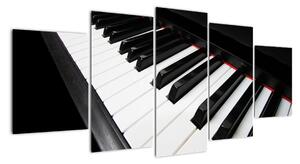 Obraz: klavír (150x70cm)