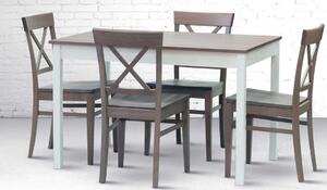 STIMA Jídelní set Twin-Grande - stůl (d/š/v) 80 x 80 x 77 cm + 4 židle
