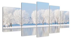 Obraz - zimní příroda (150x70cm)