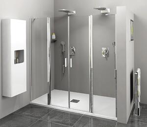 Polysan, ZOOM LINE sprchové dveře 1800mm, čiré sklo, ZL1417
