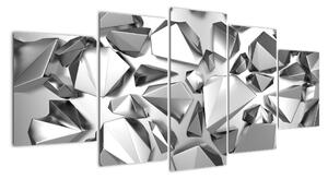 Abstraktní obrazy - krystaly (150x70cm)