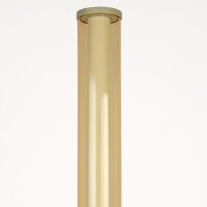 Béžová skleněná stojací lampa ZUIVER SCOTTY 156 cm
