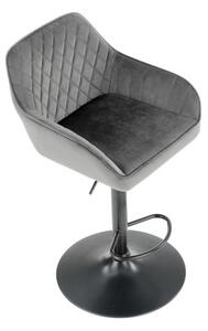 Barová židle OREGON, 55x92-114x55, popel