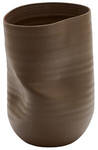 Hnědá keramická váza Kave Home Macarelleta 32 cm