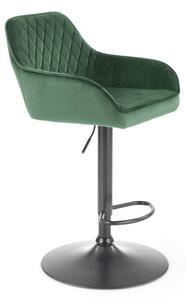 Barová židle OREGON, 55x92-114x55, zelená