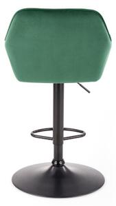 Barová židle H103, 55x92-114x55, zelená