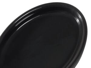 Černá keramická miska na mýdlo Kave Home Riga