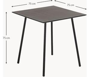 Malý kovový stůl Mathis, 75 x 75 cm