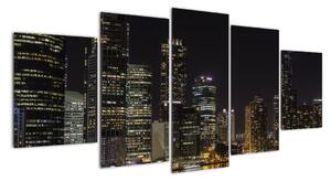 Obraz nočního velkoměsta (150x70cm)