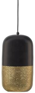 Hoorns Černé kovové závěsné světlo Tisra 36 cm