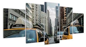 Obraz New-York - žluté taxi (150x70cm)