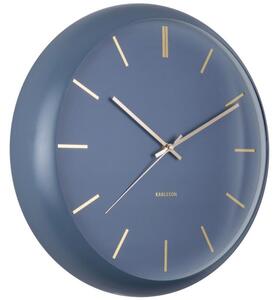 Present time Modro-zlaté nástěnné hodiny Belene Ø 40 cm
