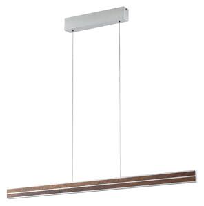 Závěsná svítidlo Quitani, Lisene, stmívatelné, Dřevo, Jídelna, Dřevo, Design
