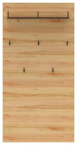 ŠATNÍ PANEL, černá, barvy buku, 80/158/28 cm Cantus - Šatní panely