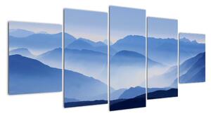 Modré hory - obrazy na stěnu (150x70cm)