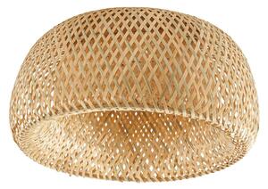 Stropní Lampa Lindby, Jadwiga, stmívatelné, Dřevo, Obývací pokoj, Bambus, Skandinávský