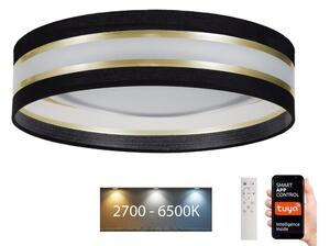 Belis LED Stmívatelné stropní svítidlo SMART CORAL LED/24W/230V Wi-Fi Tuya černá + DO BE0876