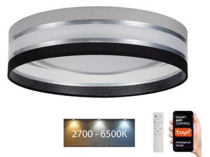 Belis LED Stmívatelné stropní svítidlo SMART CORAL 24W/230V Wi-Fi Tuya černá/šedá +DO BE0872