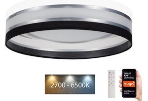 Belis LED Stmívatelné stropní svítidlo SMART CORAL 24W/230V Wi-Fi Tuya černá/bílá +DO BE0873