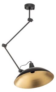 Stropní Lampa ALDEX, 808, stmívatelné, Černá, Obývací pokoj, Kov, Moderní