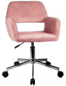 Kancelářská židle FD-22, 53x78-90x57, růžová