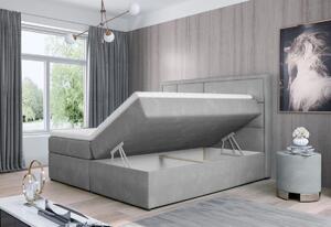 Čalouněná postel boxspring MARON, 140x200, soft 11