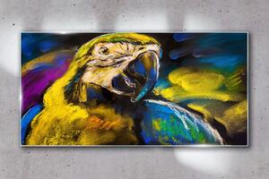 Obraz na skle Obraz na skle Abstraktní zvířecí parrot