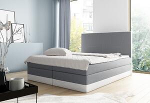 Čalouněná postel SNAKE + topper, 200x200, inari 81/soft 17