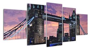 Obraz s Tower Bridge (150x70cm)