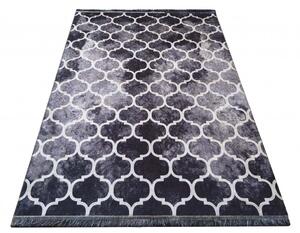 Makro Abra Moderní kusový koberec protiskluzový Horeca 01 černý Rozměr: 160x220 cm