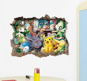 Živá Zeď Samolepka Pokémoni
