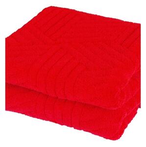 DekorTextil Ručník nebo osuška mikrobavlna Argos - červená - 50 x 100 cm