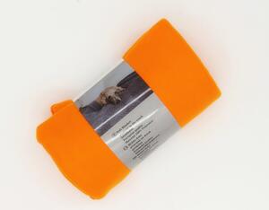 Bavlissimo Fleecová deka 150 x 200 cm oranžová