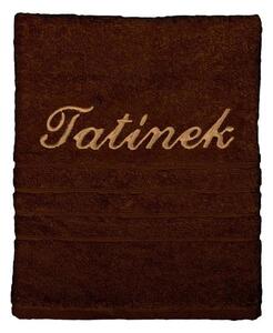 DekorTextil Dárkový ručník Tatínek - hnědý - 50 x 95 cm