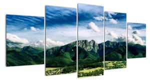 Horský výhled - moderní obrazy (150x70cm)