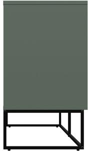 Matně zelená lakovaná komoda Tenzo Lipp I. 176,5 x 43 cm
