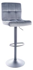 Barová židle MARY Velvet C-105, 44x92x37, bluvel 14