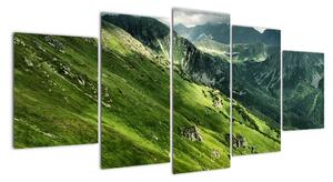 Pohoří hor - obraz na zeď (150x70cm)