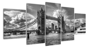 Tower Bridge - moderní obrazy (150x70cm)