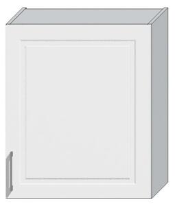 Kuchyňská skříňka horní s odkapávačem OREIRO W60 SU, 60x72x28,8, popel/bílá lesk