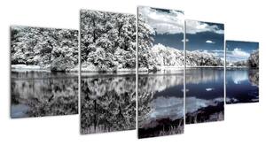 Zimní krajina - obraz (150x70cm)