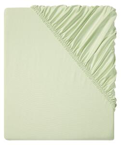 LIVARNO home Žerzejové napínací prostěradlo, 140-160 x 200 cm (zelená) (100361118003)