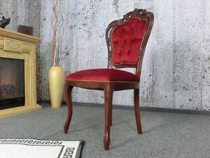 (2579) SEDIA CASTELLO zámecká židle bordó