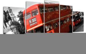 Anglický autobus Double-decker - obraz (150x70cm)