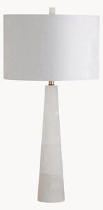 Stolní LED lampa's alabastrovou podstavou Modern